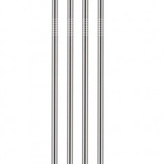 Set 4 paie inox reutilizabile diametru 10 mm