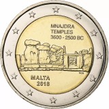 Malta 2 euro 2018 comemorativa, Mnajdra, UNC