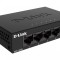 Switch cu 5 porturi Gigabit 10 Gbps 2000 MAC fara management D-Link - DGS-105GL SafetyGuard Surveillance