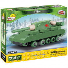 Set de construit Cobi, Small Army, T-54 Nano Tanc (74 pcs) foto