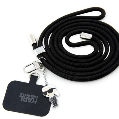 Snur Universal pentru Telefon - Karl Lagerfeld (KLUCNMSCKIK) - Ikonik Black foto