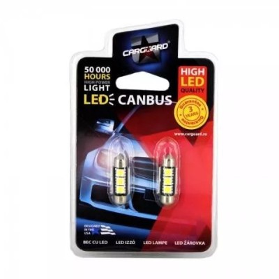 LED Sofit Plafoniera numar de inmatriculare 36mm CANBus CAN106 12V set 2buc Carguard foto
