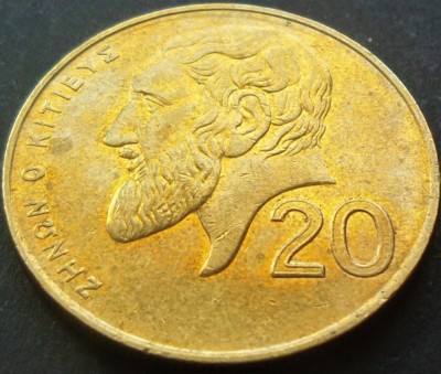 Moneda 20 CENTI - CIPRU, anul 2001 * cod 1572 C foto