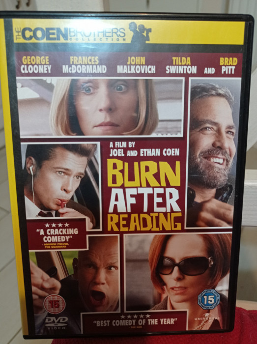 DVD - Burn after reading - engleza