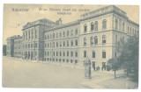 972 - CLUJ, Avizier stradal, Biblioteca Centrala, Romania - old postcard - used - 1913, Circulata, Printata