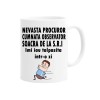 Cana alba personalizata nevasta procuror, cumnata observator, soacra de la sri, INOVATIX&reg;. 330ml, Oem