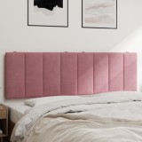Cumpara ieftin Pernă tăblie de pat, roz, 160 cm, catifea