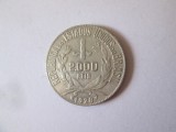 Brazilia 2000 Reis 1928 argint &icirc;n stare foarte buna