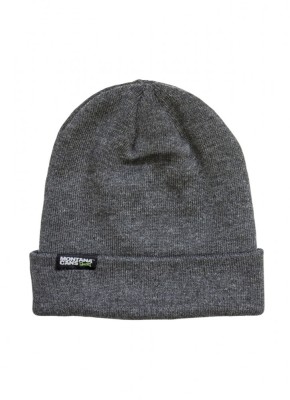 Caciula, Beanie Typo Logo Charcoal, Montana foto