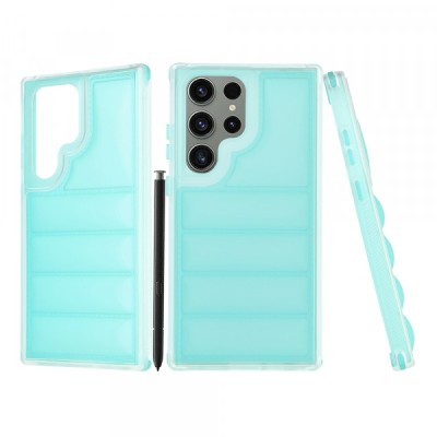 Husa pentru Samsung Galaxy S23 FE S711, Techsuit, Wave Shield, Turcoaz foto
