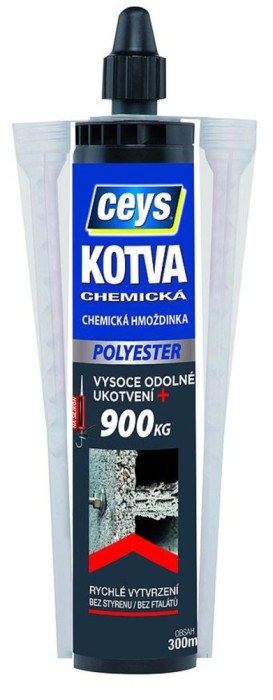 Ancora chimica Ceys Polyester 300 ml pentru fixari rezistente