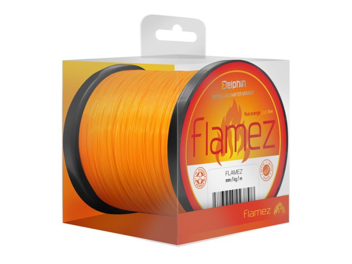 Fir monofilament Delphin Flamez, Portocaliu,0,28 mm./1200M