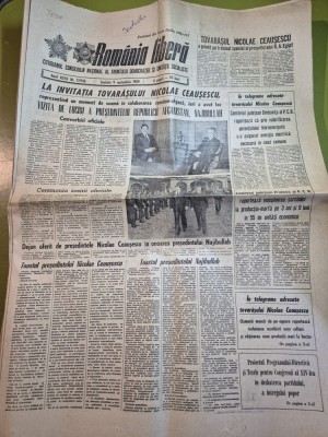 ziarul romania libera 9 septembrie 1989 - articol bacau foto