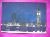 HOPCT 17492 NOCTURNA PARLAMENTUL SI BIG BEN - LONDRA --ANGLIA -UK --EUROPA -NECIRCULATA