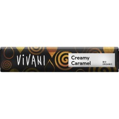 Baton de Ciocolata cu Caramel Cremos Bio 40 grame Vivani foto