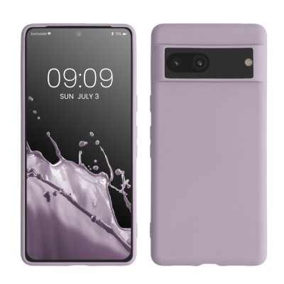 Husa kwmobile pentru Google Pixel 7, Silicon, Mov, 59399.108 foto