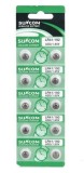 Baterie AG3, LR41, LR192, alkalina, blister de 10 bucati - 111201