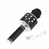 Microfon Karaoke MRG MWS858, Bluetooth, Reincarcabil, Negru C771, Other