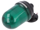Semnalizator luminos QLIGHT Q100LW-12/24-G Verde, IP65, LED, 10-30V DC, Lumina Continua/Flash, &Oslash;97x173mm