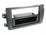 Rama Radio 1 DIN Fiat Sedici Suzuki SX4 (06-2006-&gt;) cu Buzunar Negru Adaptor Cadru Auto 281094-17