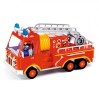 Masinuta Pompieri Djeco Crazy Motors, Metal, Scara Pivotanta, Baieti 3-9 ani