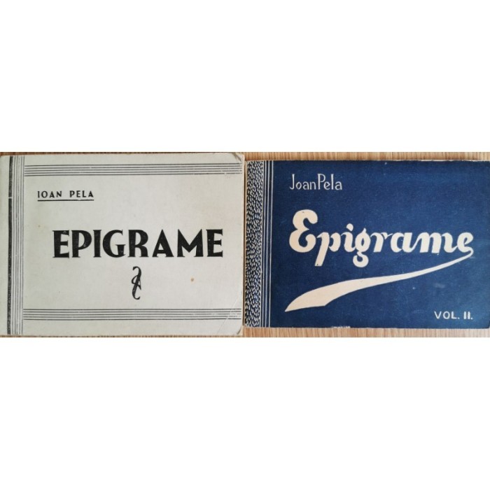 Epigrame (vol. 1, 2) &ndash; Ioan Pela