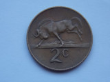 2 CENTS SOUTH AFRICA 1967