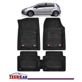 Covorașe Auto TeamCar&reg; Tip Tăviță Compatibile Fiat Punto III , 4 usi (2005&ndash;2018) Negru Cauciuc Rezistent