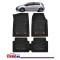 Covorașe Auto TeamCar&reg; Tip Tăviță Compatibile Fiat Punto III , 4 usi (2005&ndash;2018) Negru Cauciuc Rezistent
