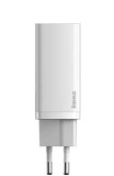 INCARCATOR retea Baseus GaN2 Lite, Quick Charge 65W, 1 x USB 5V/3A, 1 x USB Type-C 5V/3A, alb &quot;CCGAN2L-B02&quot; (timbru verde 0.18 lei) - 6953156232945