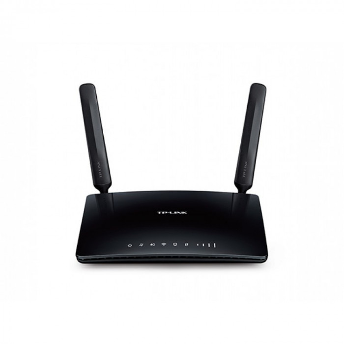 Router wireless TP-Link AC750 Archer MR200 , 733 Mbps , 10/100 Mbps , Negru