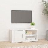 Comoda TV, alb, 80x31,5x36 cm, lemn prelucrat GartenMobel Dekor, vidaXL