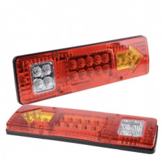 Set 2 lampi stop cu Led ,4 functii, remorca, camion, trailer, 12V, semnal