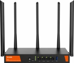 ROUTER Tenda, 802.11ax, AX3000 Dual Band, 1 x gigabit WAN, 3 x gigabit LAN , antene 5 externe, &amp;quot;W30E&amp;quot; (timbru verde 0.8 lei) foto