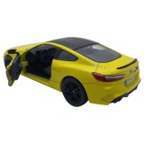 Macheta BMW M8 competition coupe 1/38 galben Kinsmart