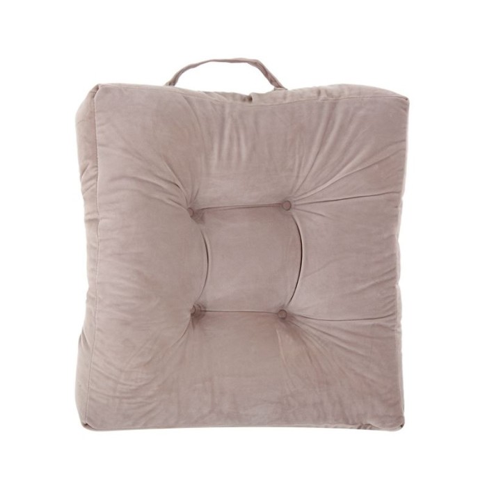 Perna pentru scaun, 43x43 cm, Crem maro, Poliester, ATU-083968