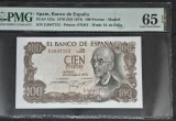 100 Pesetas Spania - PMG 65