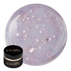 Gel UV Constructie Unghii RevoFlex Glitz LUXORISE 15ml, Petal Confetti