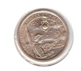 Moneda SUA 1 dollar/dolar 2019 D Native American Dollar - American Indians in the Space, UNC, in cartonas