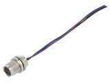 Conector M8 Mamă 3 Pin Drept pentru Panou 3A
