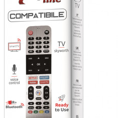 Telecomanda universala Jolly, TV LCD Skyworth, control prin voce, IR+Bluetooth