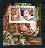 Tchad 1984 - Rubens, pictura, arta, colita neuzata