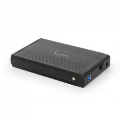 Carcasa de protectie pentru hdd extern , Gembird ,SATA USB 3.0 ,3.5'' , negru