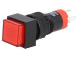 Comutator acționat prin apăsare SPDT 0.5A 250VAC IP40