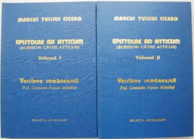 Epistolae ad Atticum/Scrisori catre Atticus (2 volume) &amp;ndash; Marcus Tullius Cicero foto