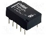 Releu electromagnetic, DPDT, 24V DC, 2A, seria RSM850B, RELPOL - RSM850B-6112-85-1024