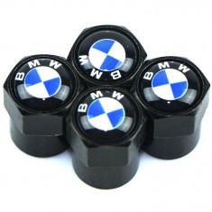 Set 4 capacele negre pentru ventil valva BMW