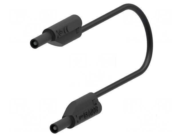 Cablu de măsurare 10A cu mufe banană 2mm, 2 piese