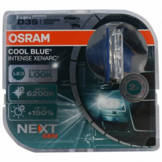 Set 2 Becuri Auto Xenon OSRAM XENARC COOL BLUE INTENSE NEXT GEN D3S HID 66340CBN-HCB Performance AutoTuning