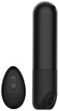 Glont Vibrator Remote Control Silicon 10 Moduri Vibratii USB Negru Guilty Toys